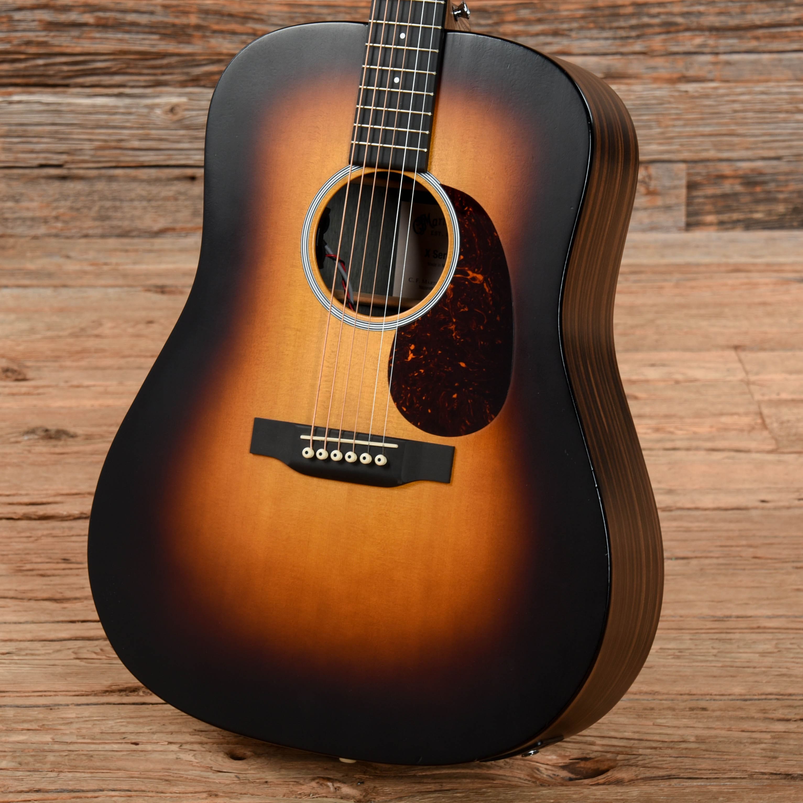 Martin DX1AE Macassar Burst Acoustic Guitars / Dreadnought