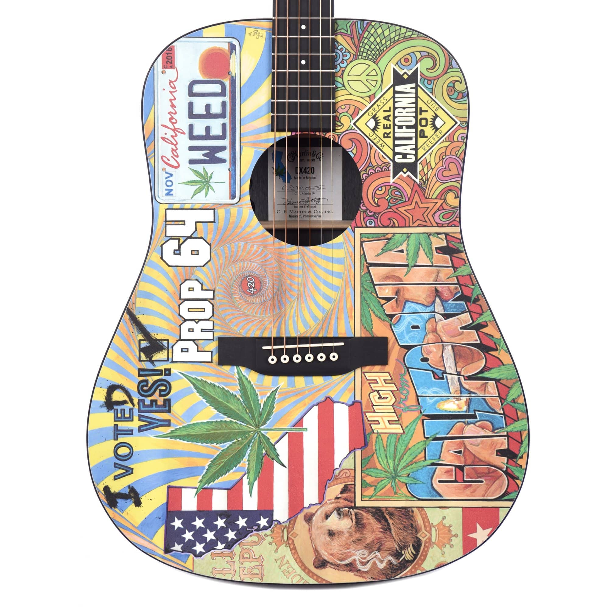 Martin DX420 Natural Acoustic Guitars / Dreadnought