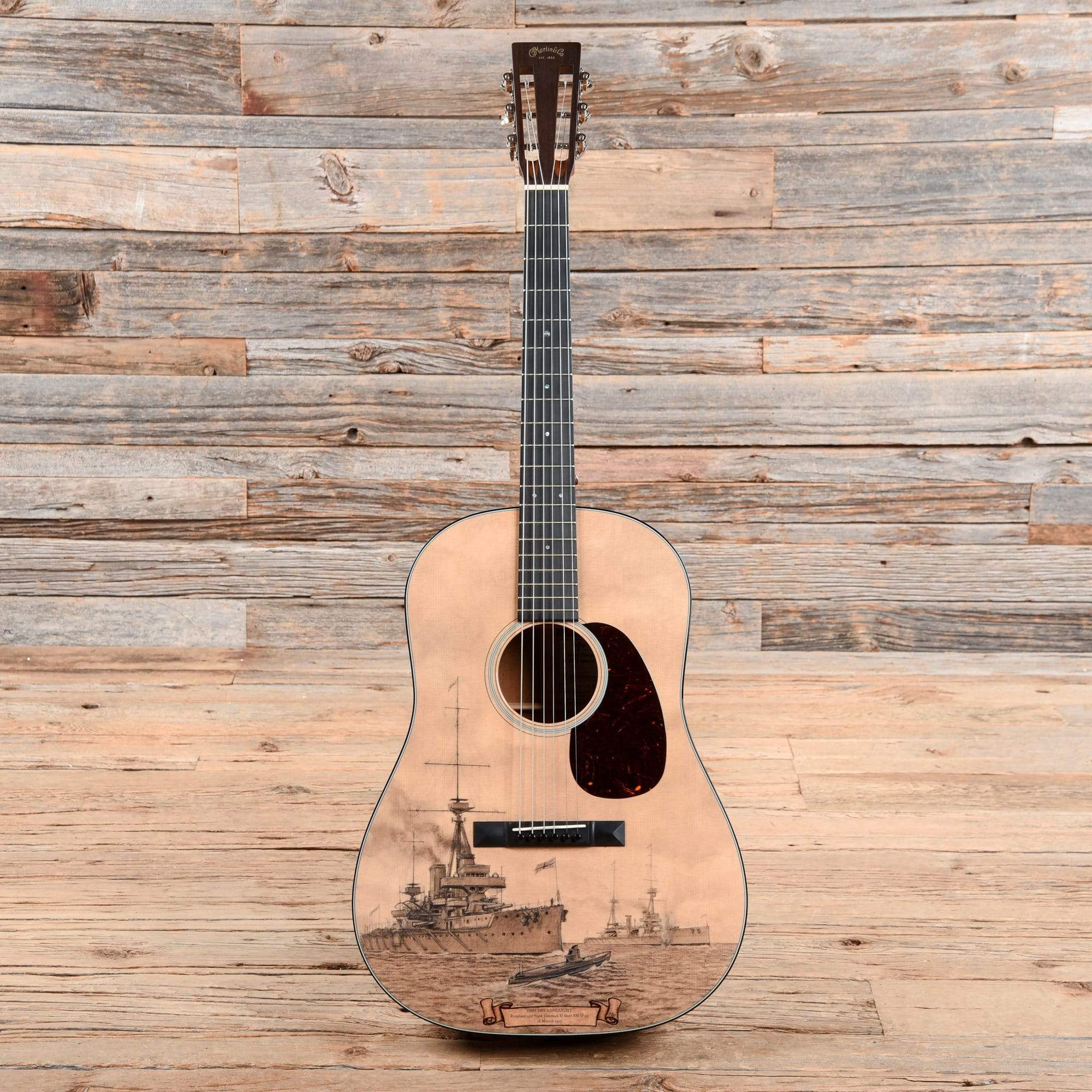 Martin LE-HMSD HMS Dreadnought Battleship Natural 2015 Acoustic Guitars / Dreadnought