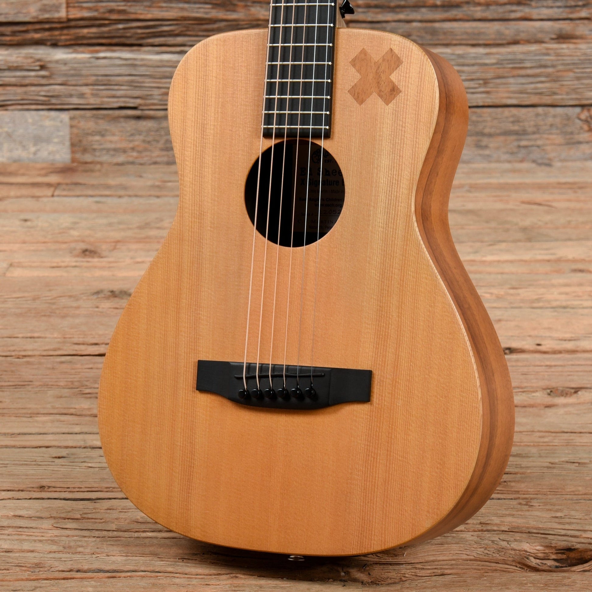 Martin LX1E Ed Sheeran Signature X Natural Acoustic Guitars / Dreadnought