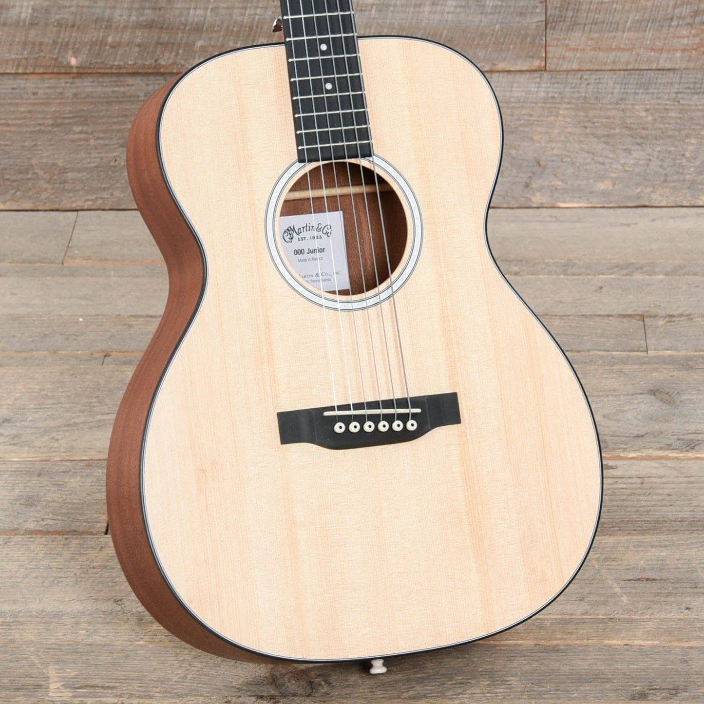 Martin 000 Jr-10L Satin Sitka/Sapele LEFTY Acoustic Guitars / Left-Handed