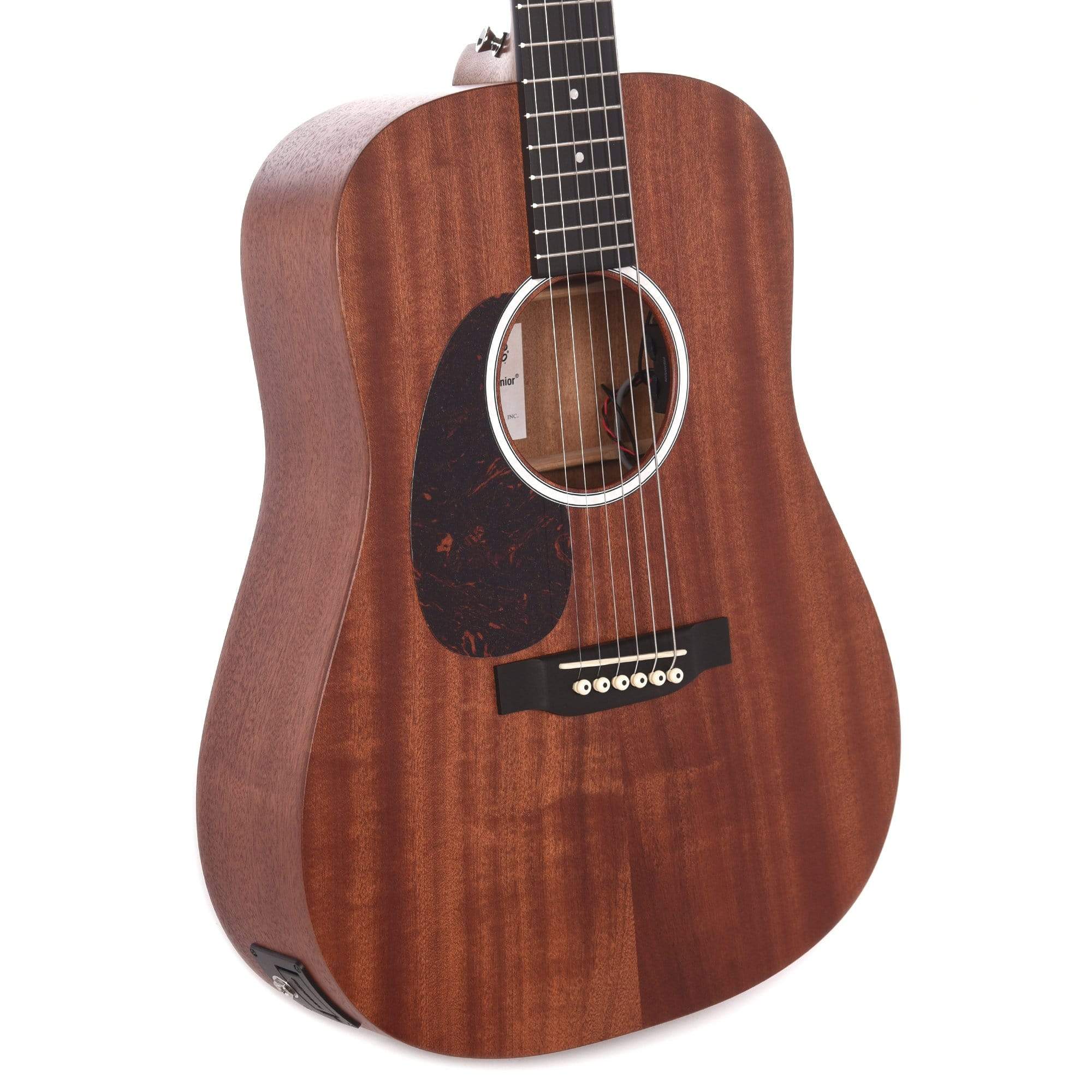 Martin D Jr-10E Satin Sapele/Sapele LEFTY w/ Electronics Acoustic Guitars / Left-Handed