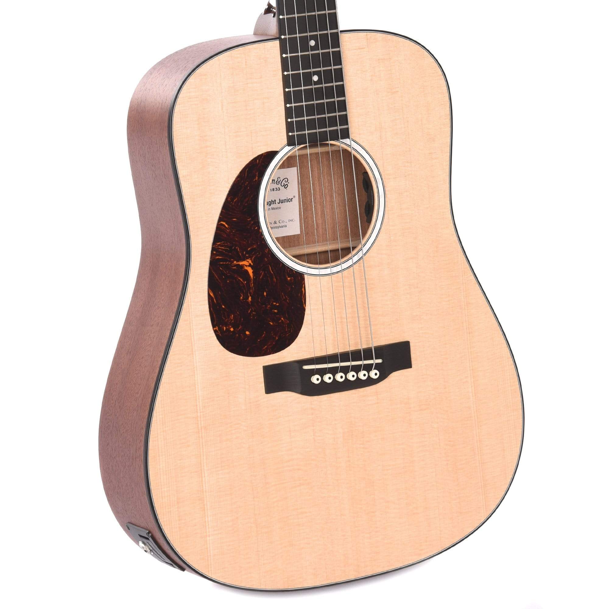 Martin D Jr-10E Satin Sitka/Sapele LEFTY w/ Electronics Acoustic Guitars / Left-Handed