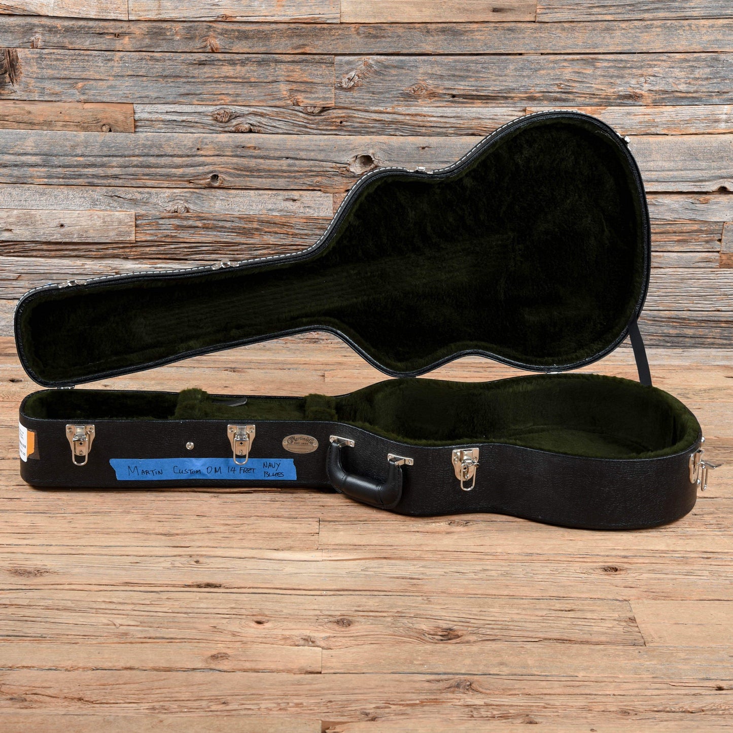 Martin Custom Shop 000-14 Fret Dark Navy Blue 2015 Acoustic Guitars / OM and Auditorium