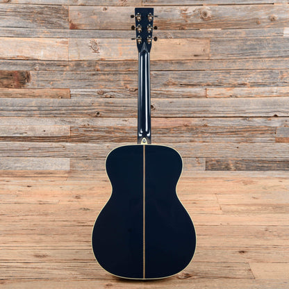 Martin Custom Shop 000-14 Fret Dark Navy Blue 2015 Acoustic Guitars / OM and Auditorium