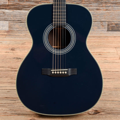 Martin Custom Shop 000-14 Fret Dark Navy Blue 2015 Acoustic Guitars / OM and Auditorium