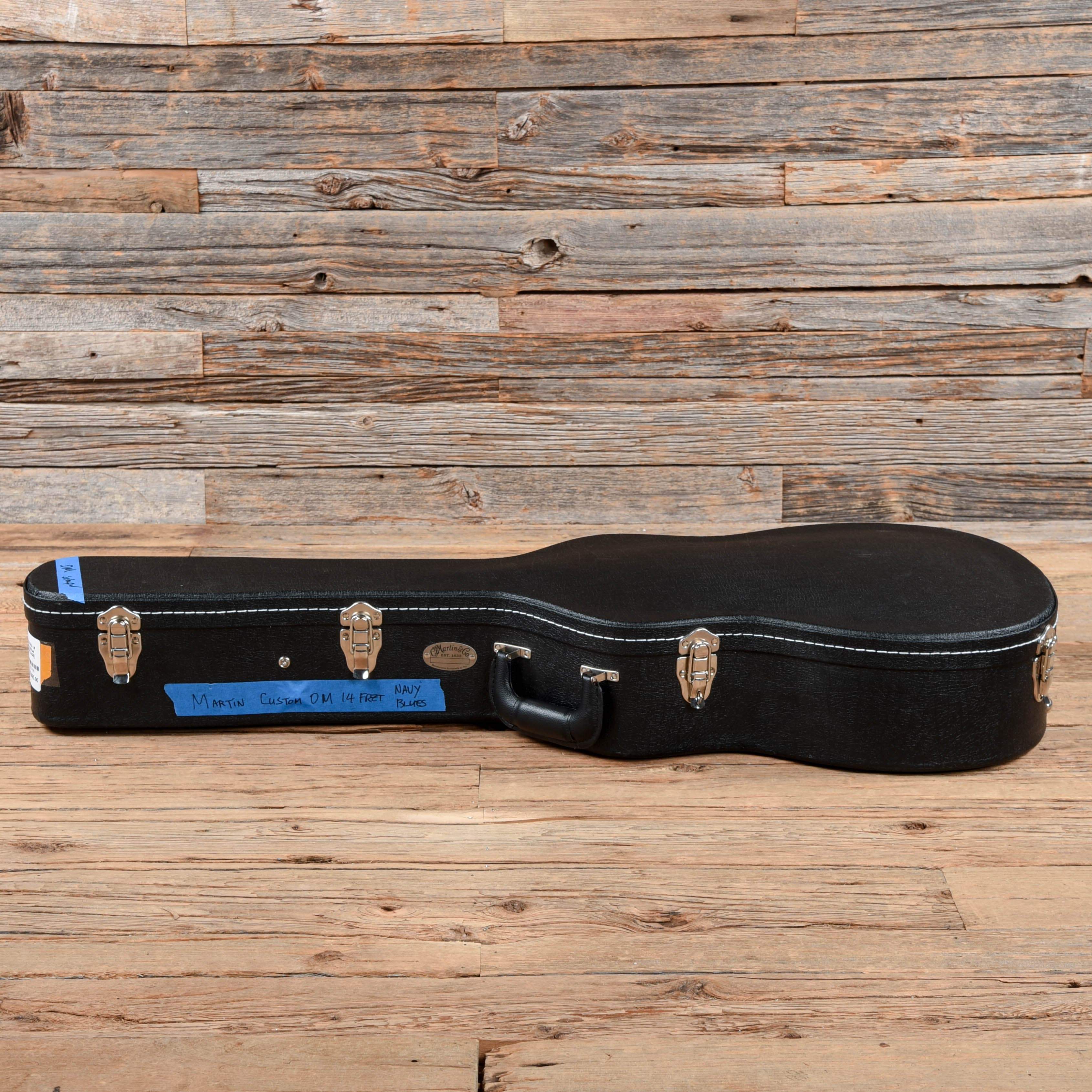 Martin Custom Shop 000-14 Fret Dark Navy Blue 2015 Acoustic Guitars / OM and Auditorium