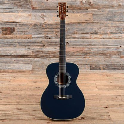 Martin Custom Shop 000-14 Fret Dark Navy Blue 2015 Acoustic Guitars / OM and Auditorium