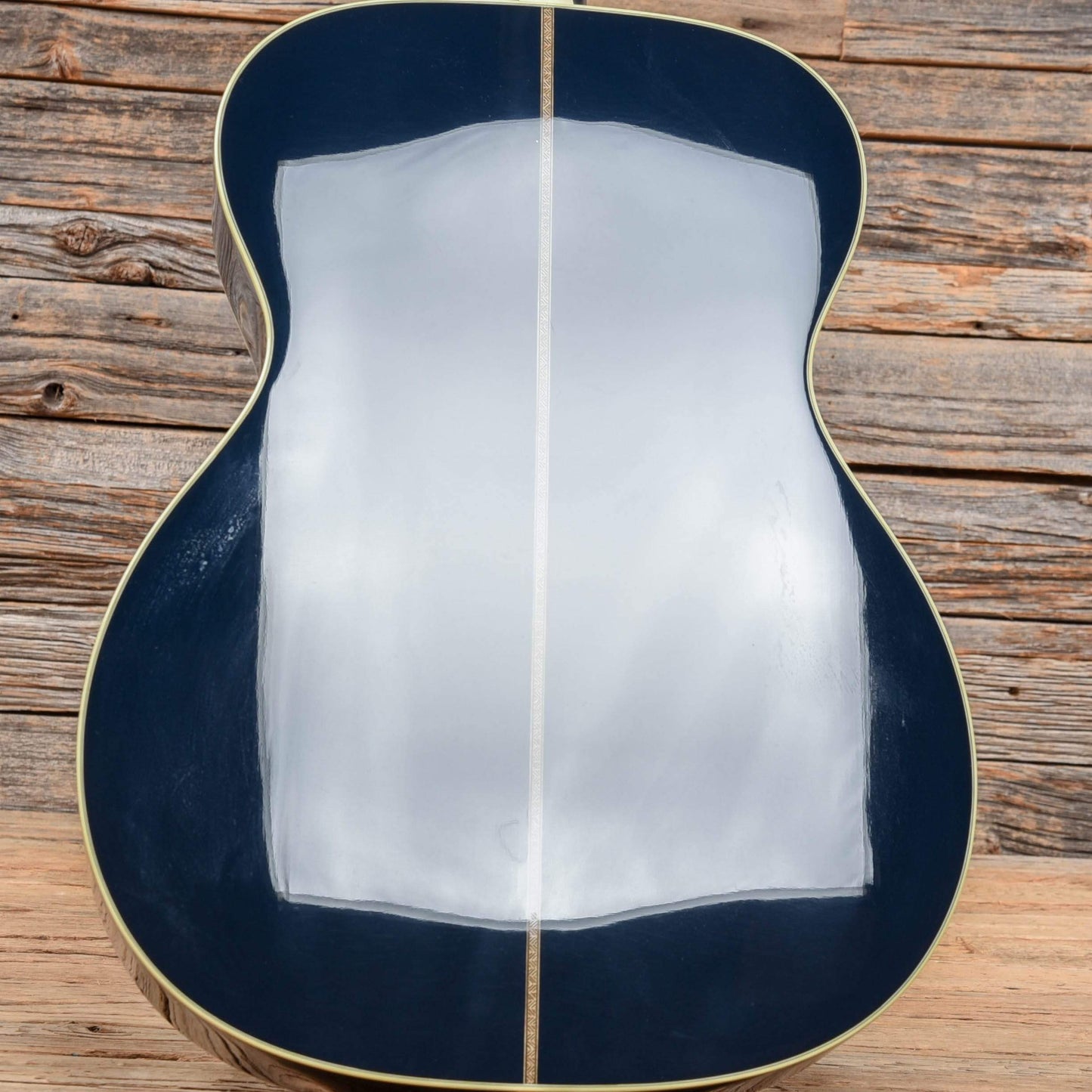 Martin Custom Shop 000-14 Fret Dark Navy Blue 2015 Acoustic Guitars / OM and Auditorium