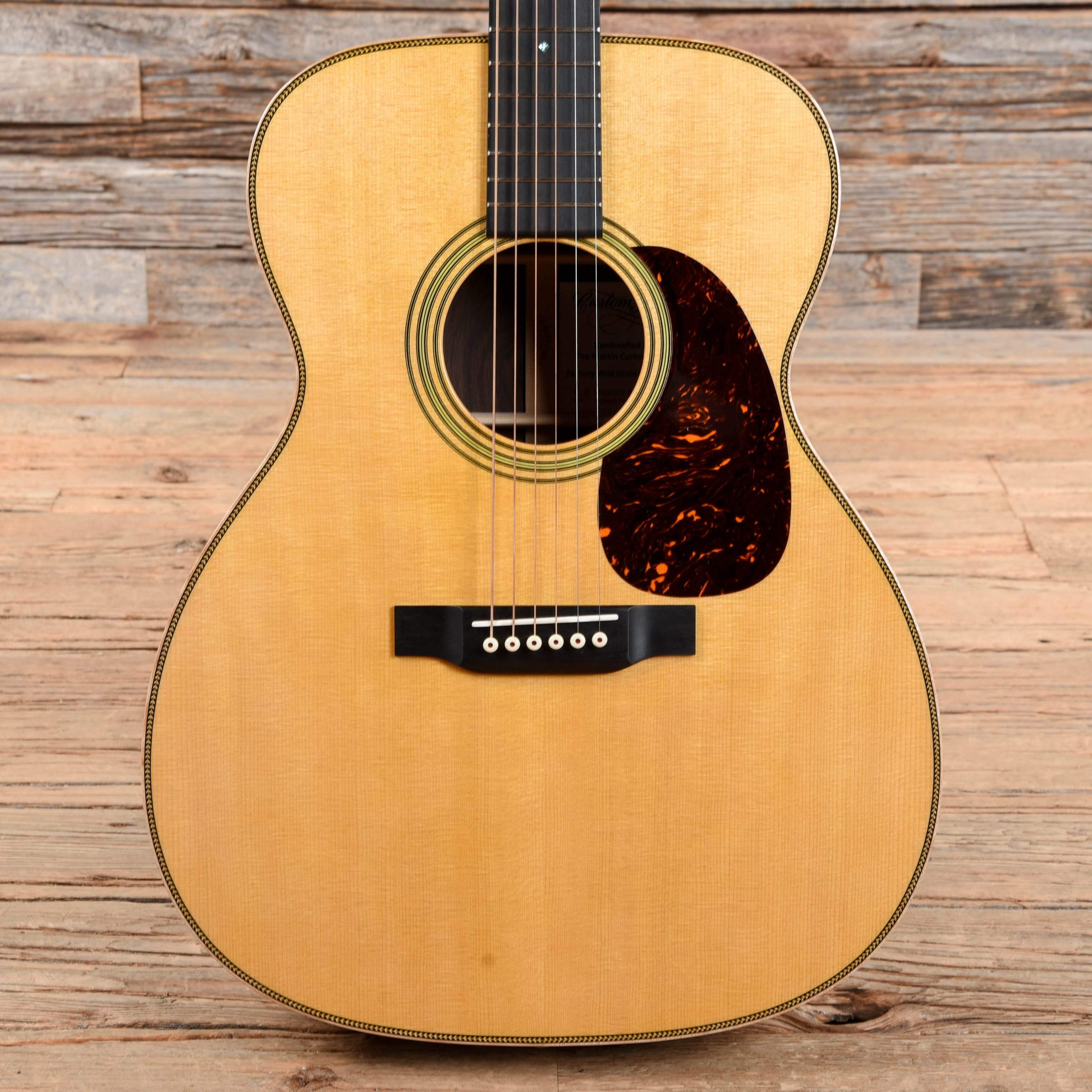 Martin Custom Shop 0000-14F Wild Grain Rosewood Natural 2020 Acoustic Guitars / OM and Auditorium