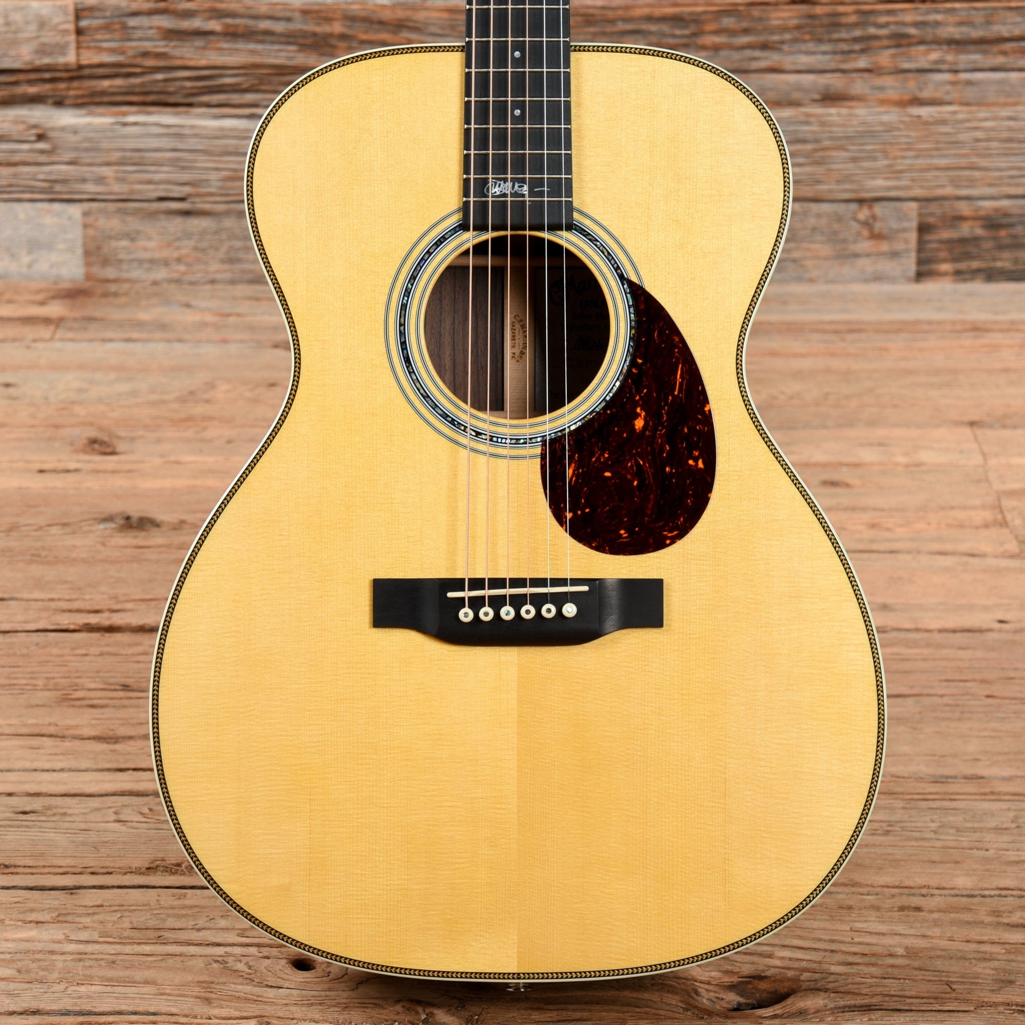 Martin OM-JM John Mayer Natural Acoustic Guitars / OM and Auditorium