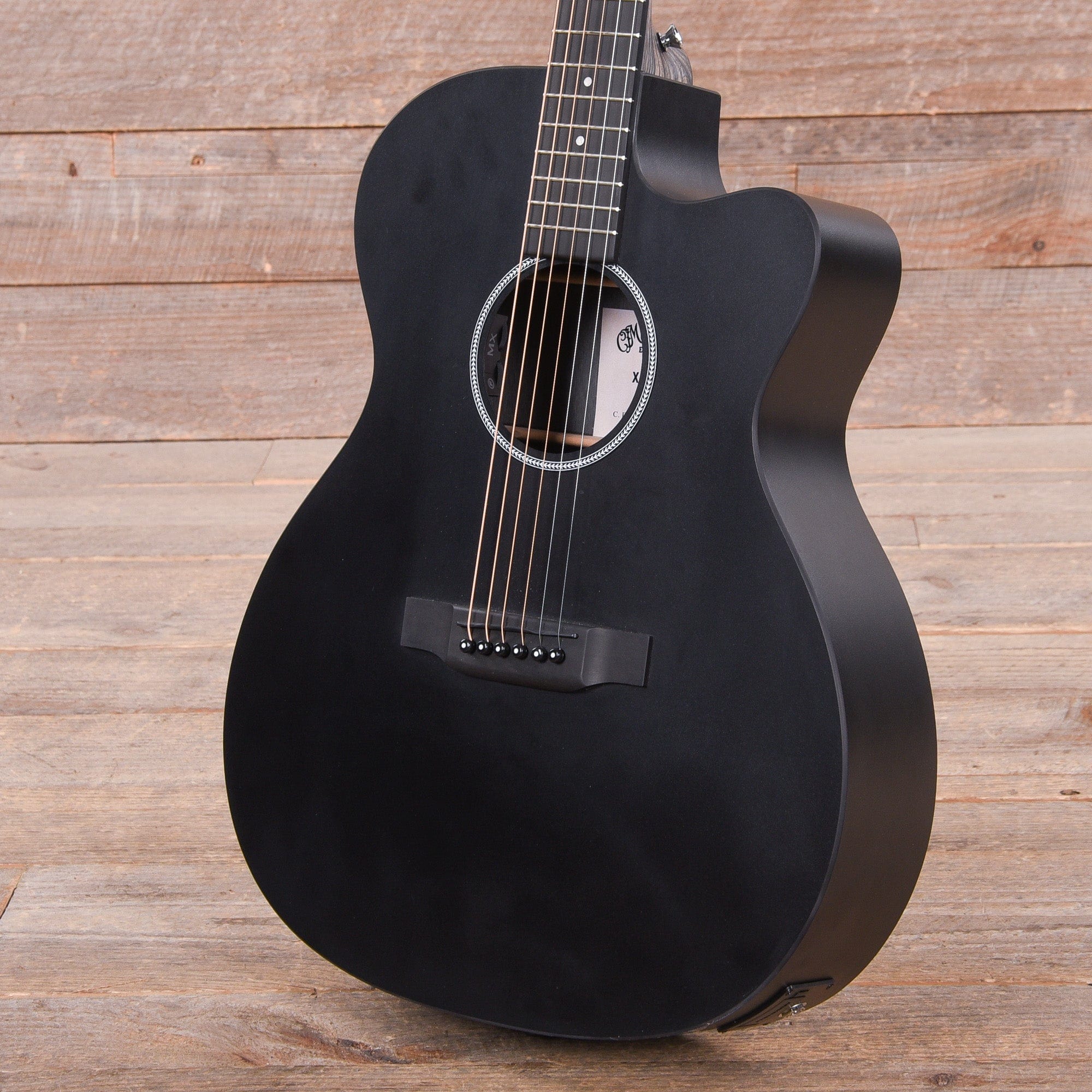 Martin OMC-X1E Black HPL w/Fishman MX Acoustic Guitars / OM and Auditorium