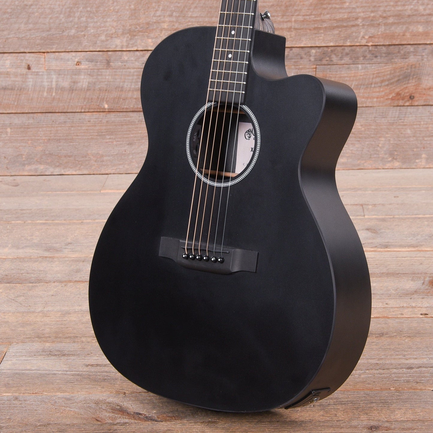 Martin OMC-X1E Black HPL w/Fishman MX Acoustic Guitars / OM and Auditorium