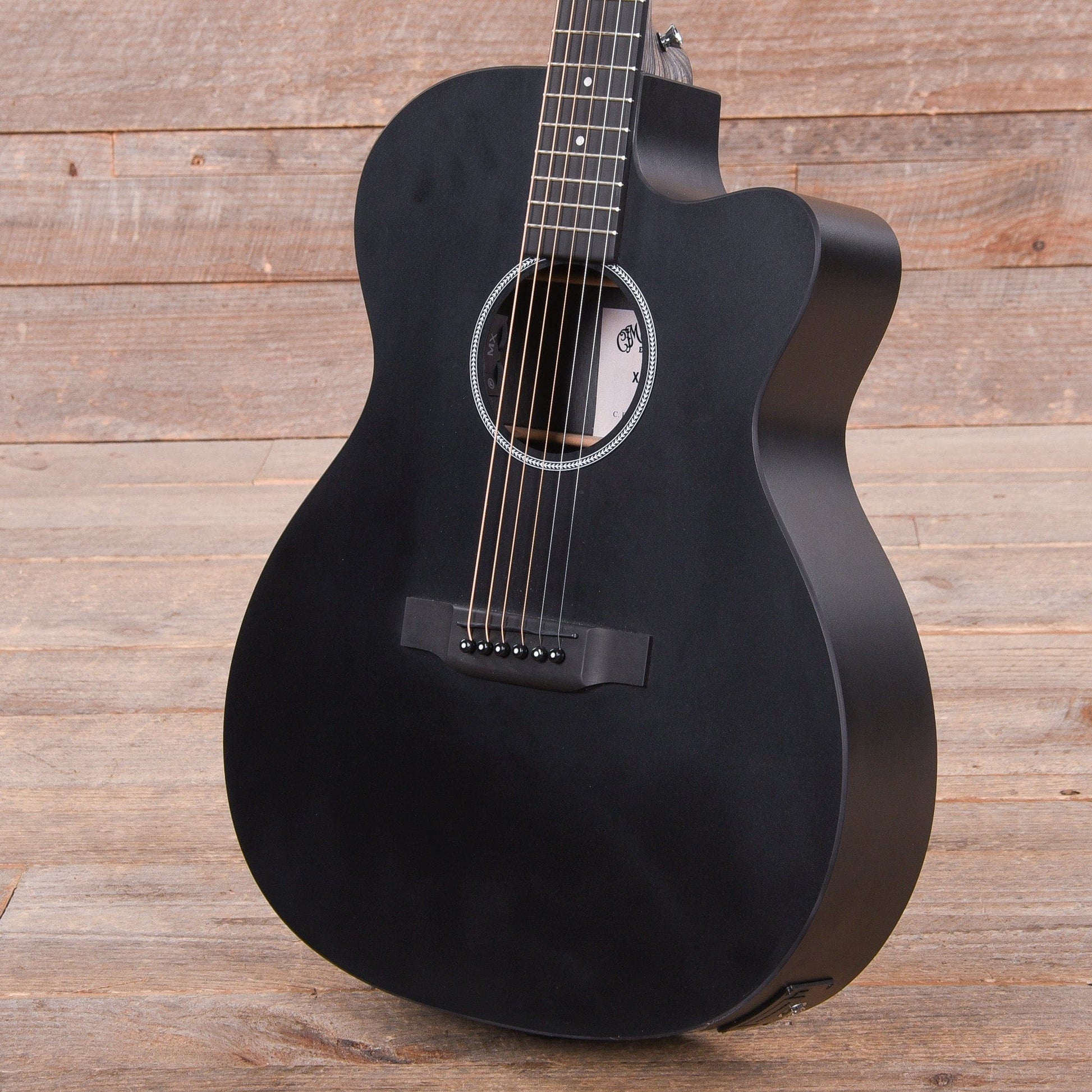 Martin OMC-X1E Black HPL w/Fishman MX Acoustic Guitars / OM and Auditorium
