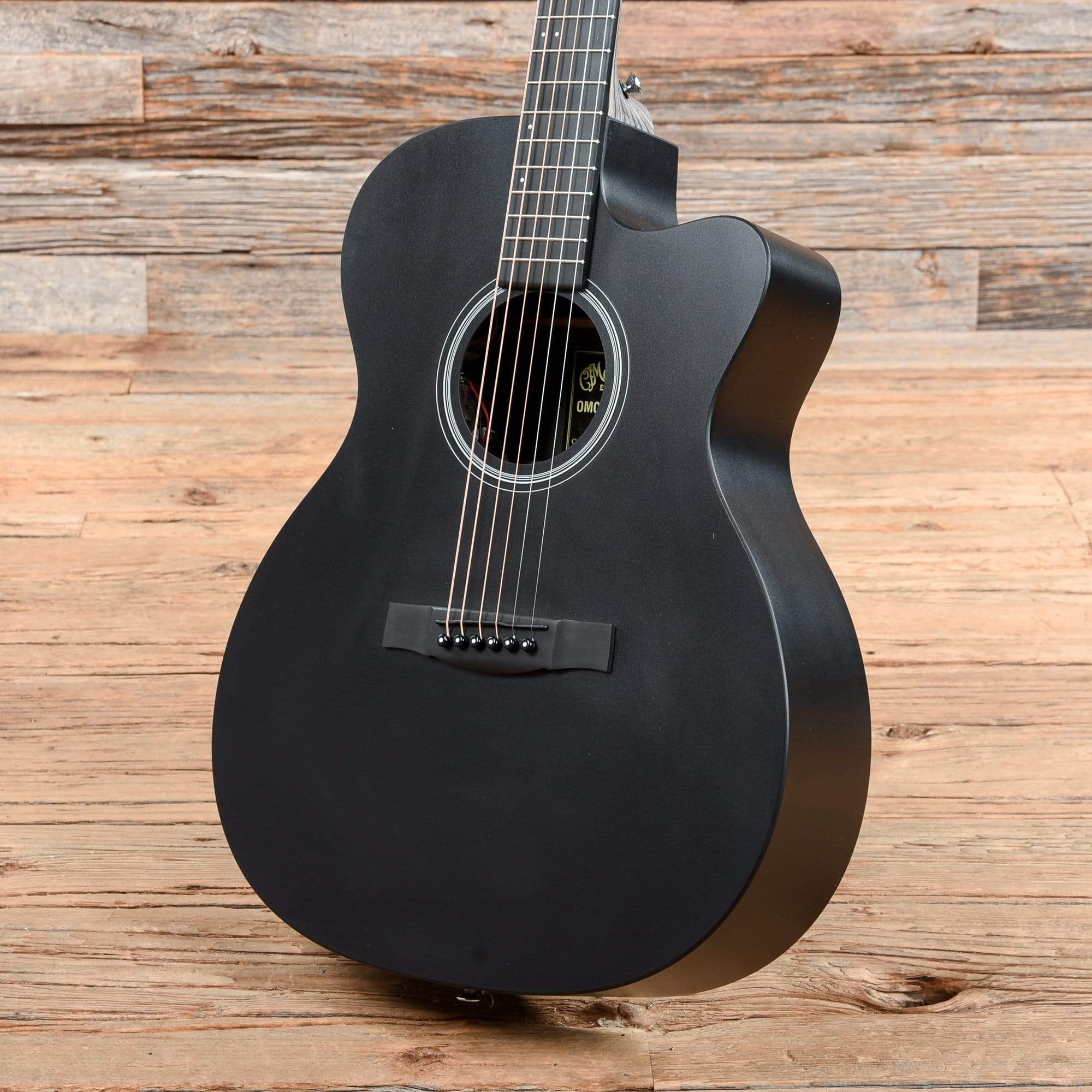 Martin OMCPA5 Jett Black 2013 Acoustic Guitars / OM and Auditorium