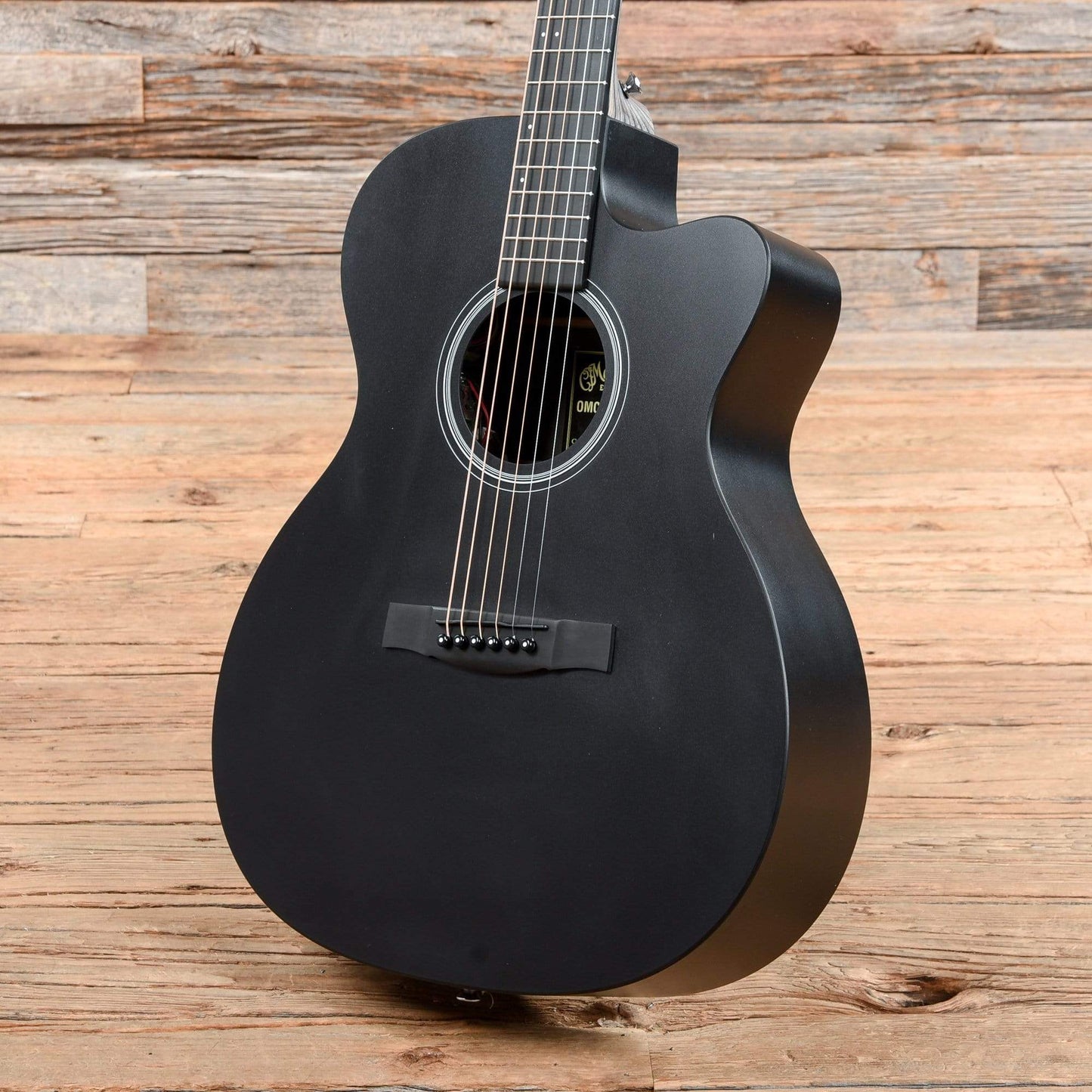 Martin OMCPA5 Jett Black 2013 Acoustic Guitars / OM and Auditorium