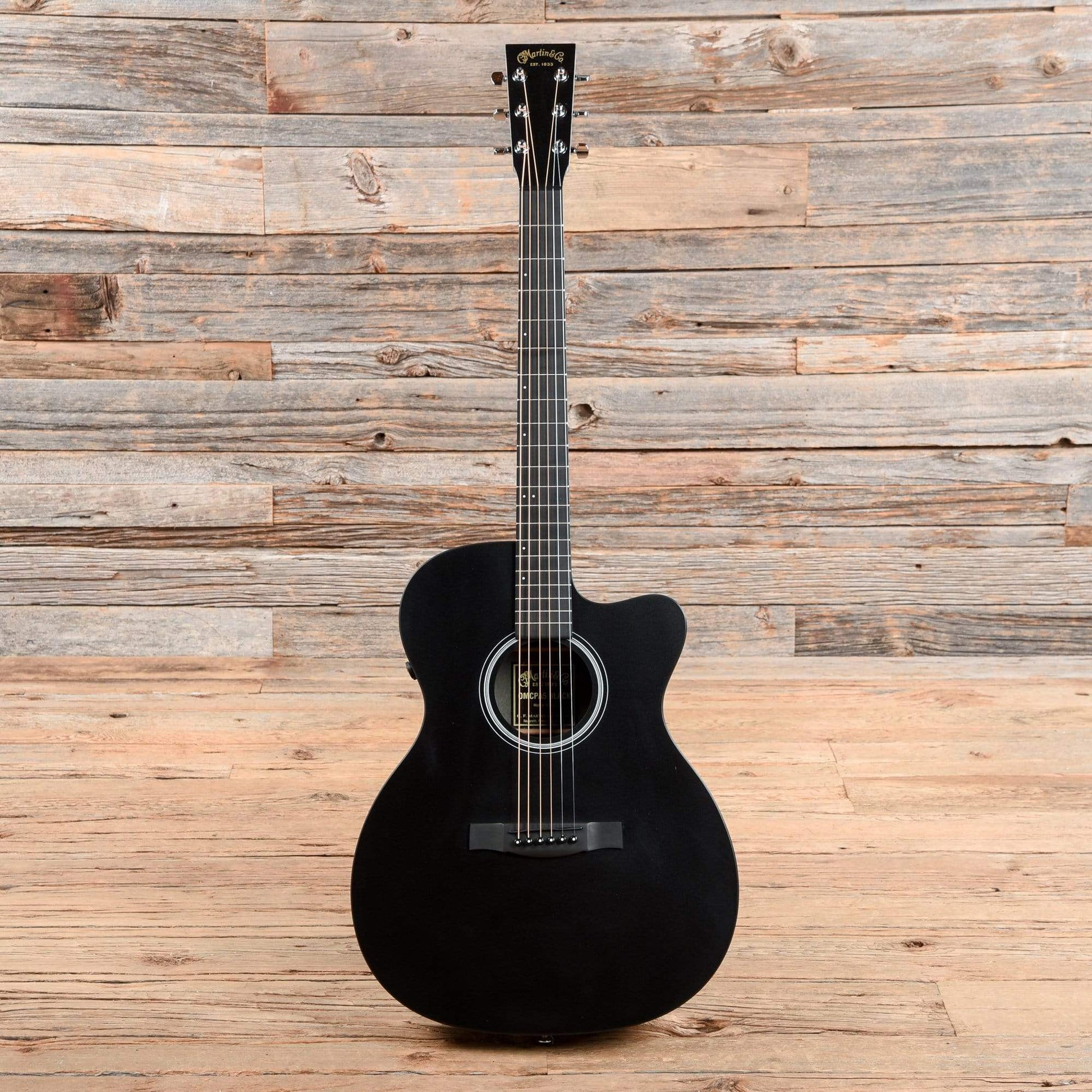 Martin OMCPA5 Jett Black 2013 Acoustic Guitars / OM and Auditorium