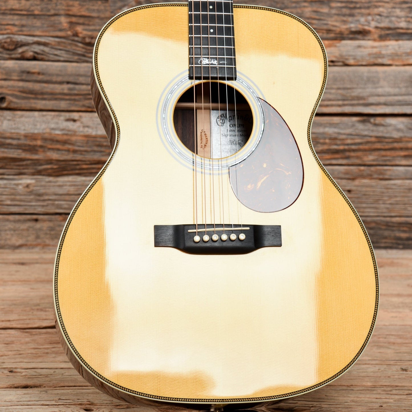 Martin OMJM John Mayer Natural 2021 Acoustic Guitars / OM and Auditorium