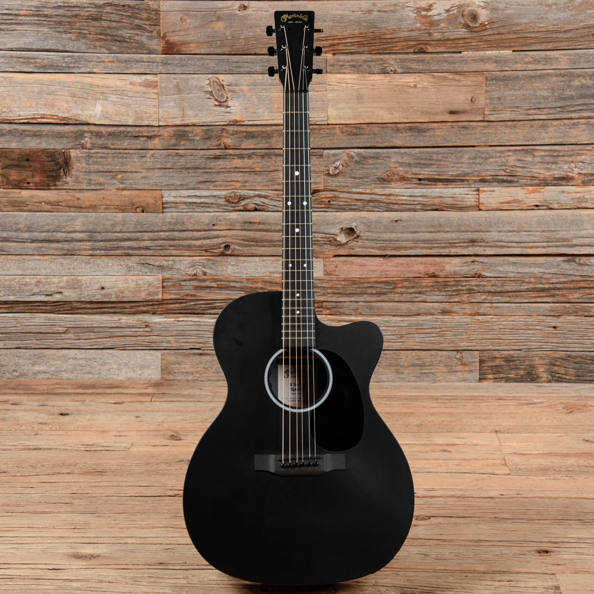 Martin Special X Style 000 Black Acoustic Guitars / OM and Auditorium