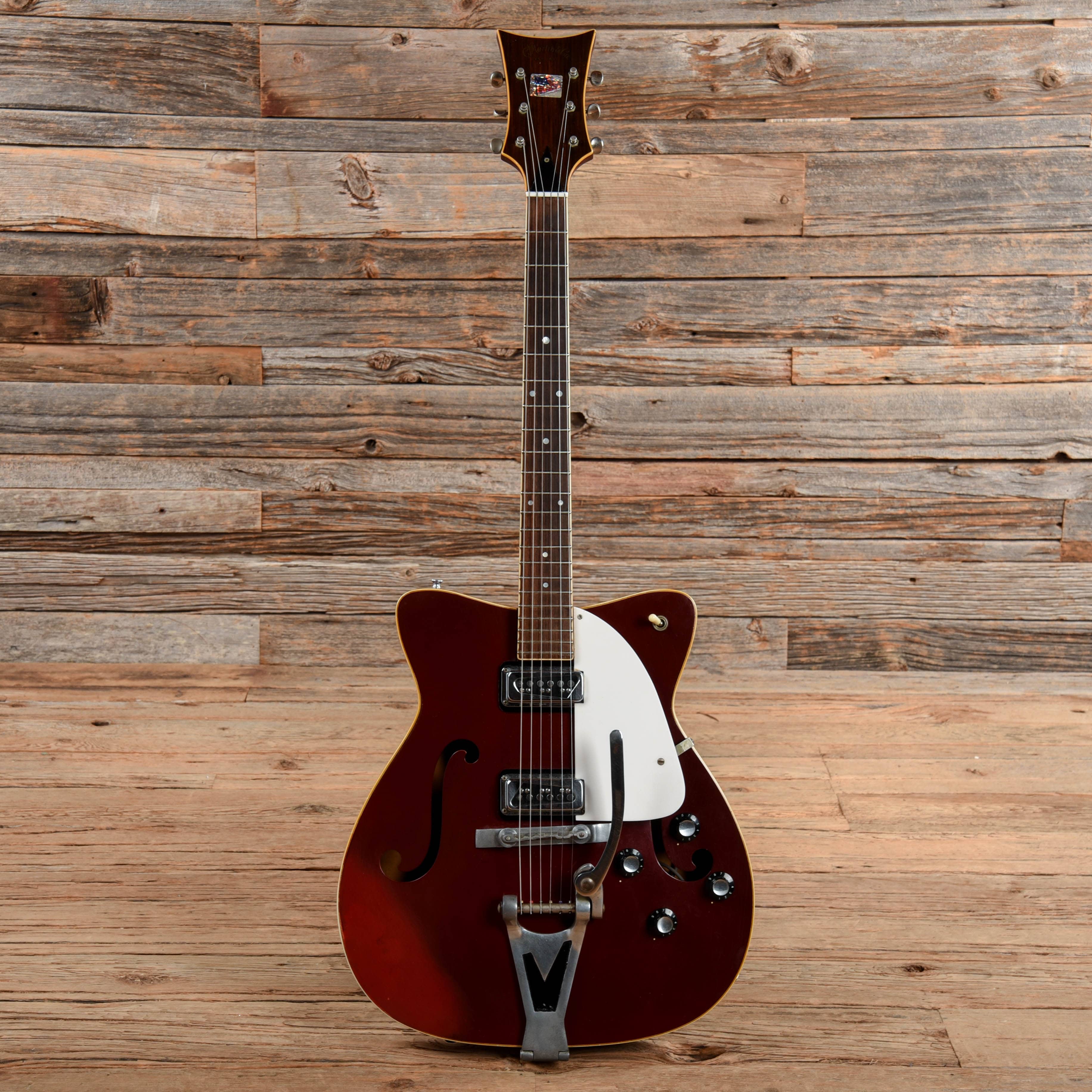 Martin GT-75 Burgundy 1966 Electric Guitars / Hollow Body