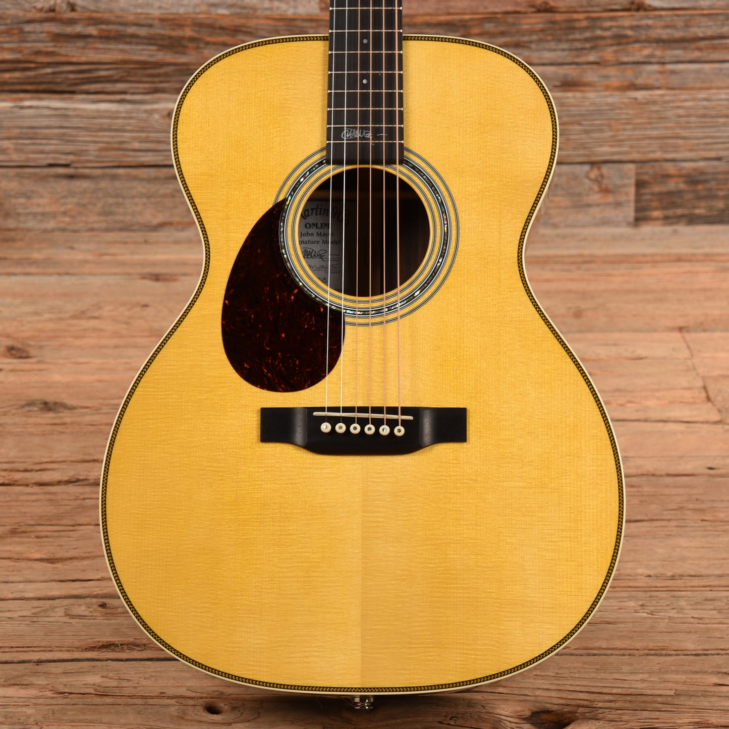Martin OM-JM Natural  LEFTY Electric Guitars / Left-Handed
