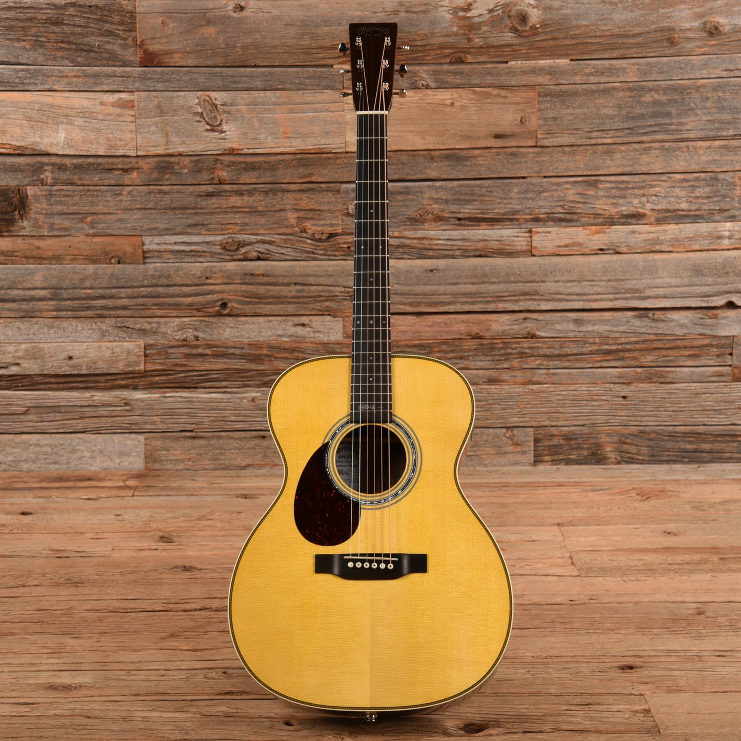 Martin OM-JM Natural  LEFTY Electric Guitars / Left-Handed