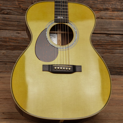 Martin OM-JM Natural  LEFTY Electric Guitars / Left-Handed