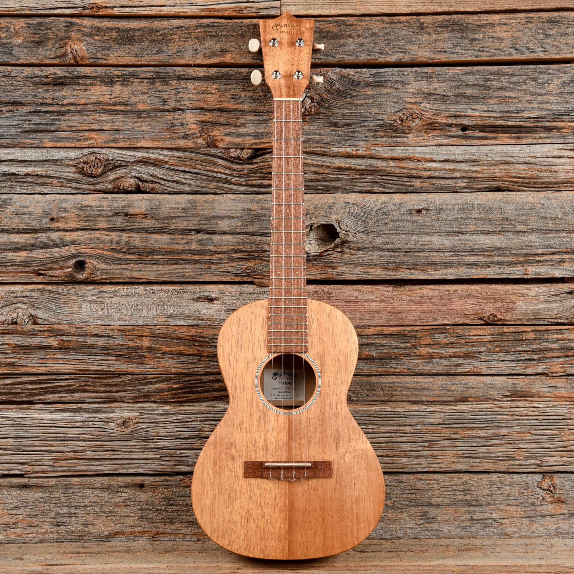 Martin T1K Koa Tenor Ukulele Natural Folk Instruments / Ukuleles