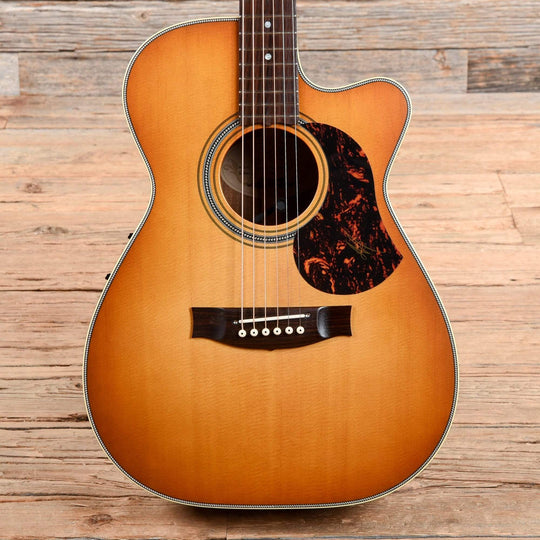 Maton EBG808C Nashville Vintage Amber Burst Satin Acoustic Guitars / OM and Auditorium