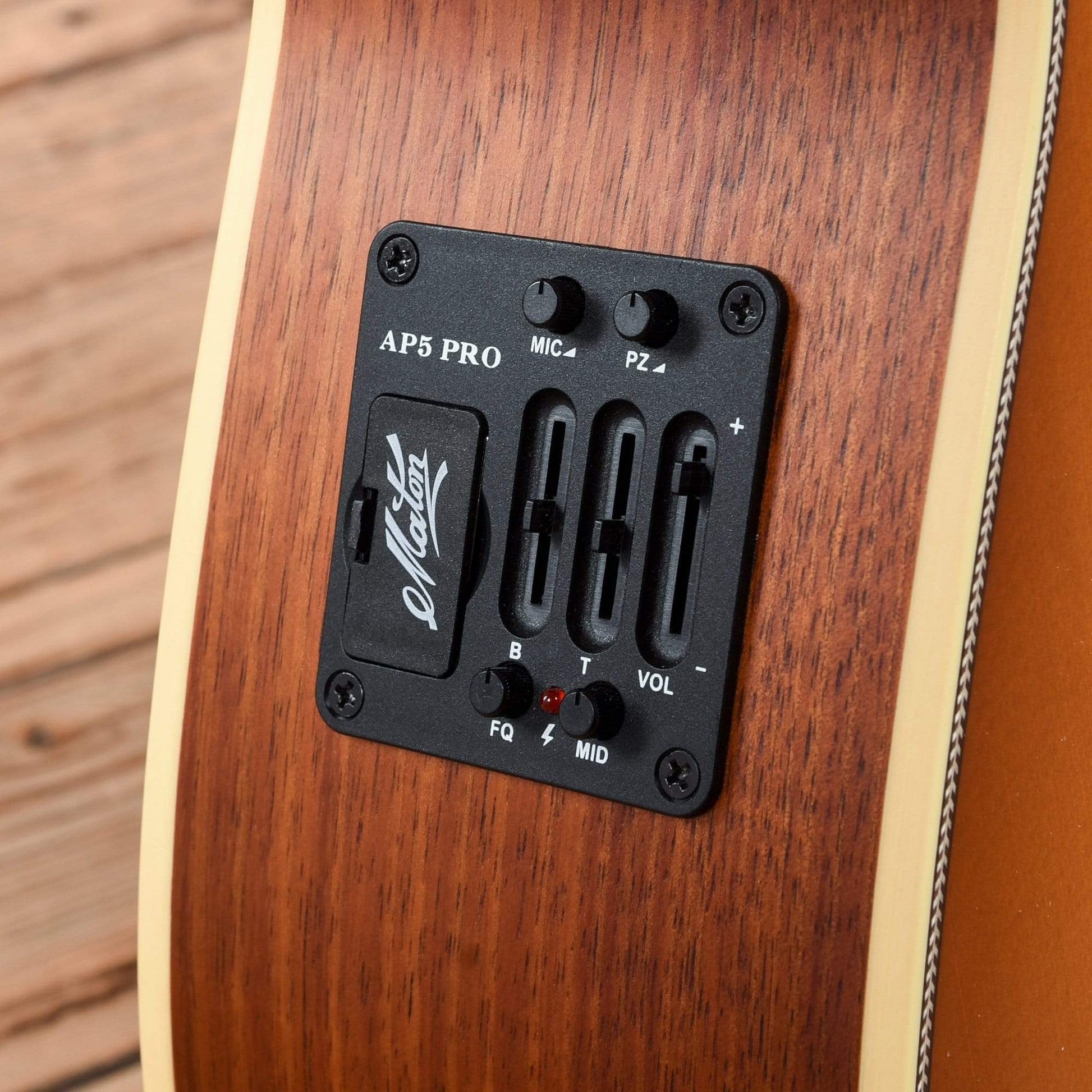 Maton EBG808C Nashville Vintage Amber Burst Satin Acoustic Guitars / OM and Auditorium