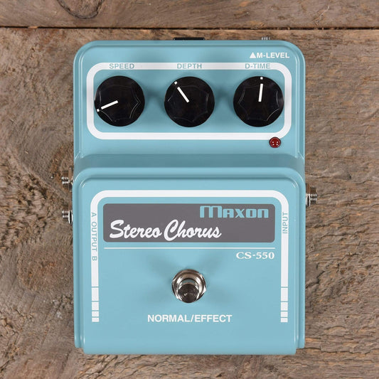Maxon CS-550 Stereo Chorus Effects and Pedals / Chorus and Vibrato