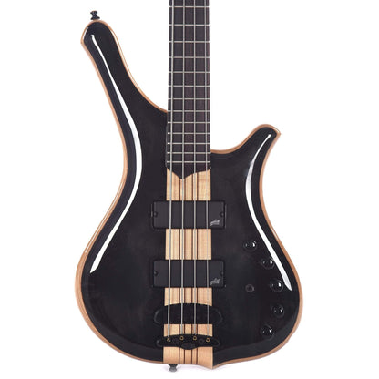 Mayones Comodous Classic 4-String Trans Black Gloss w/Aguilar DCB Soapbars & Aguilar OBP-3 Pre-Amp Bass Guitars / 4-String