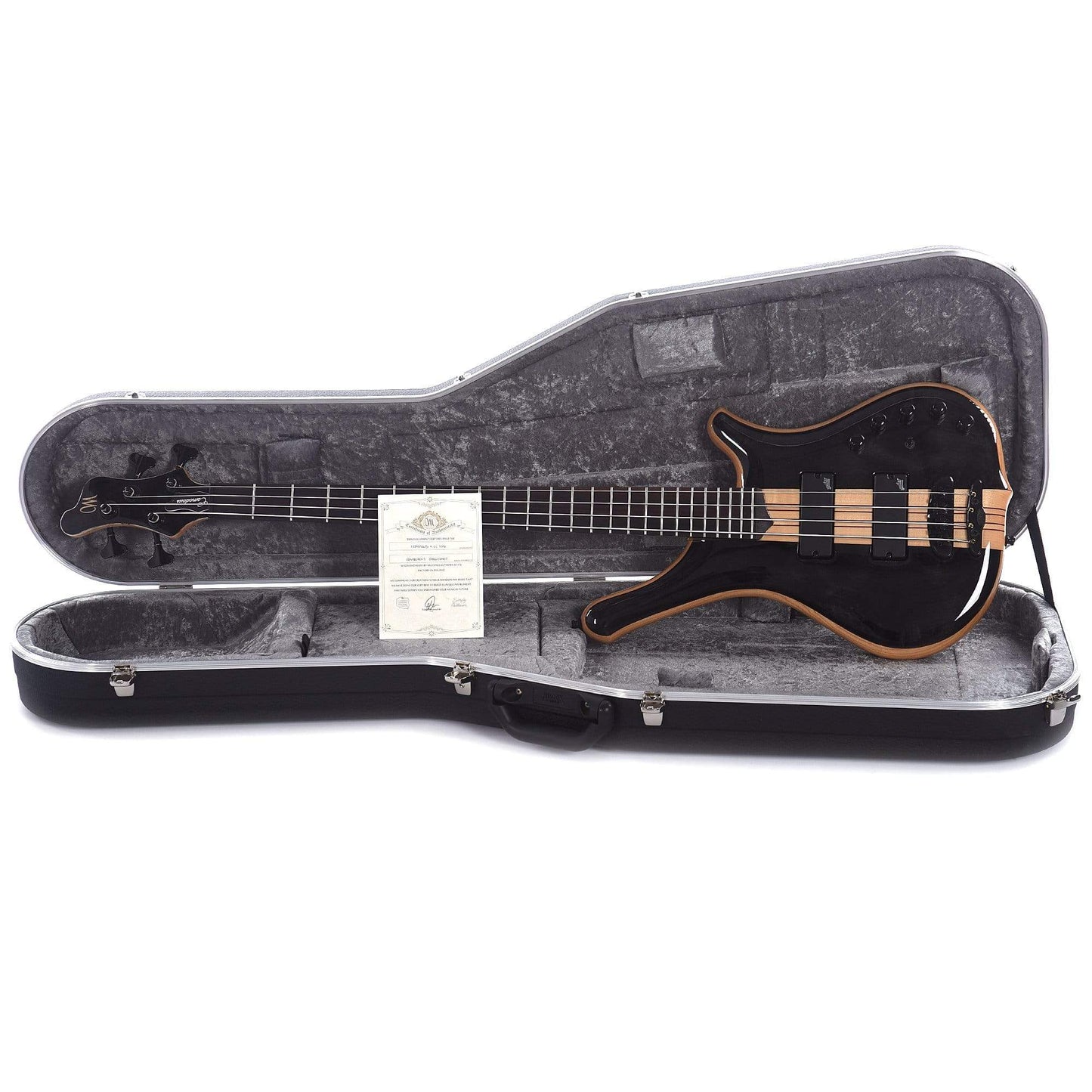 Mayones Comodous Classic 4-String Trans Black Gloss w/Aguilar DCB Soapbars & Aguilar OBP-3 Pre-Amp Bass Guitars / 4-String