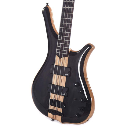 Mayones Comodous Classic 4-String Trans Black Gloss w/Aguilar DCB Soapbars & Aguilar OBP-3 Pre-Amp Bass Guitars / 4-String