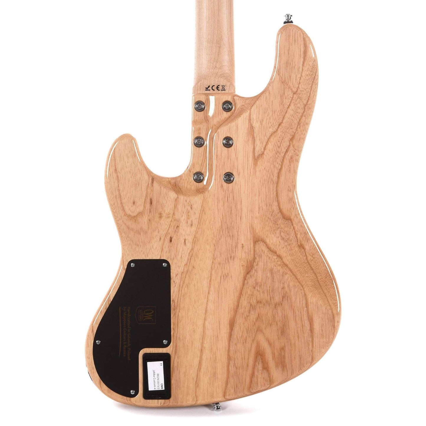 Mayones Jabba Custom 4-String Eye Poplar Natural Gloss Bass Guitars / 4-String
