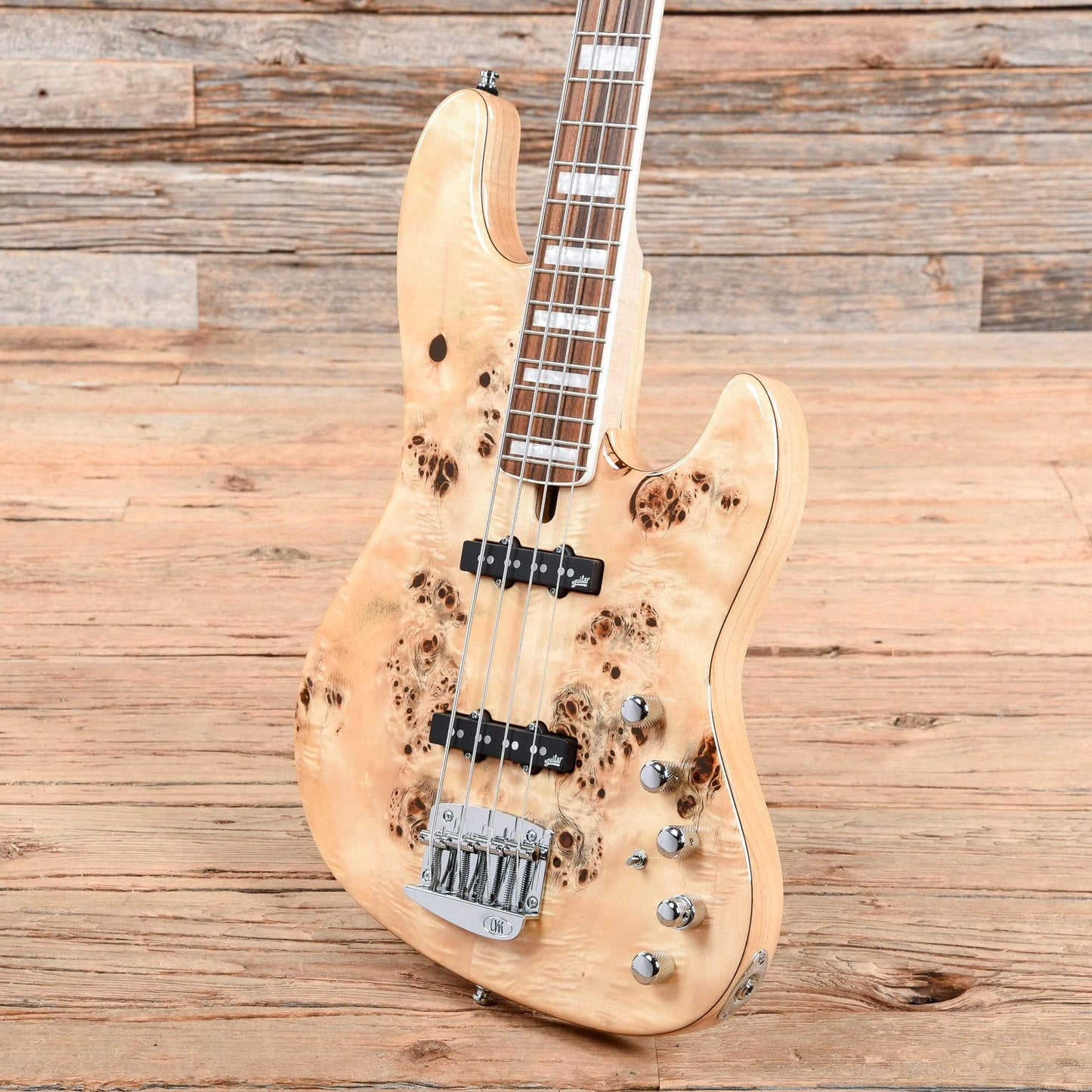 Mayones Jabba Custom 4-String Eye Poplar Natural Gloss 2019 Bass Guitars / 4-String