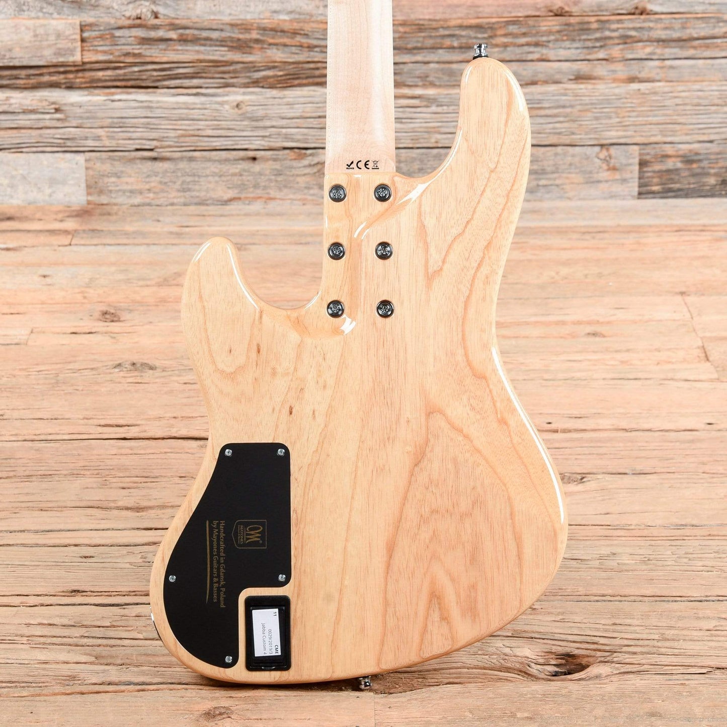 Mayones Jabba Custom 4-String Eye Poplar Natural Gloss 2019 Bass Guitars / 4-String