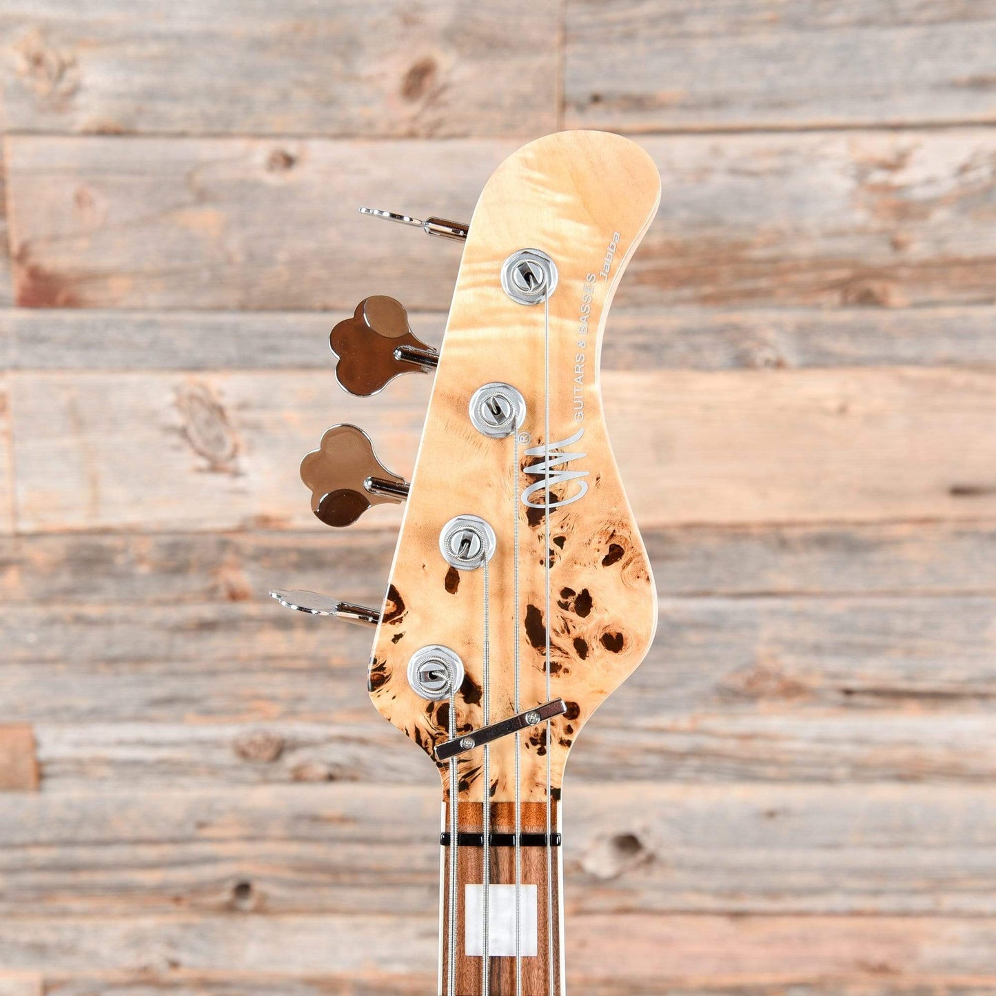 Mayones Jabba Custom 4-String Eye Poplar Natural Gloss 2019 Bass Guitars / 4-String