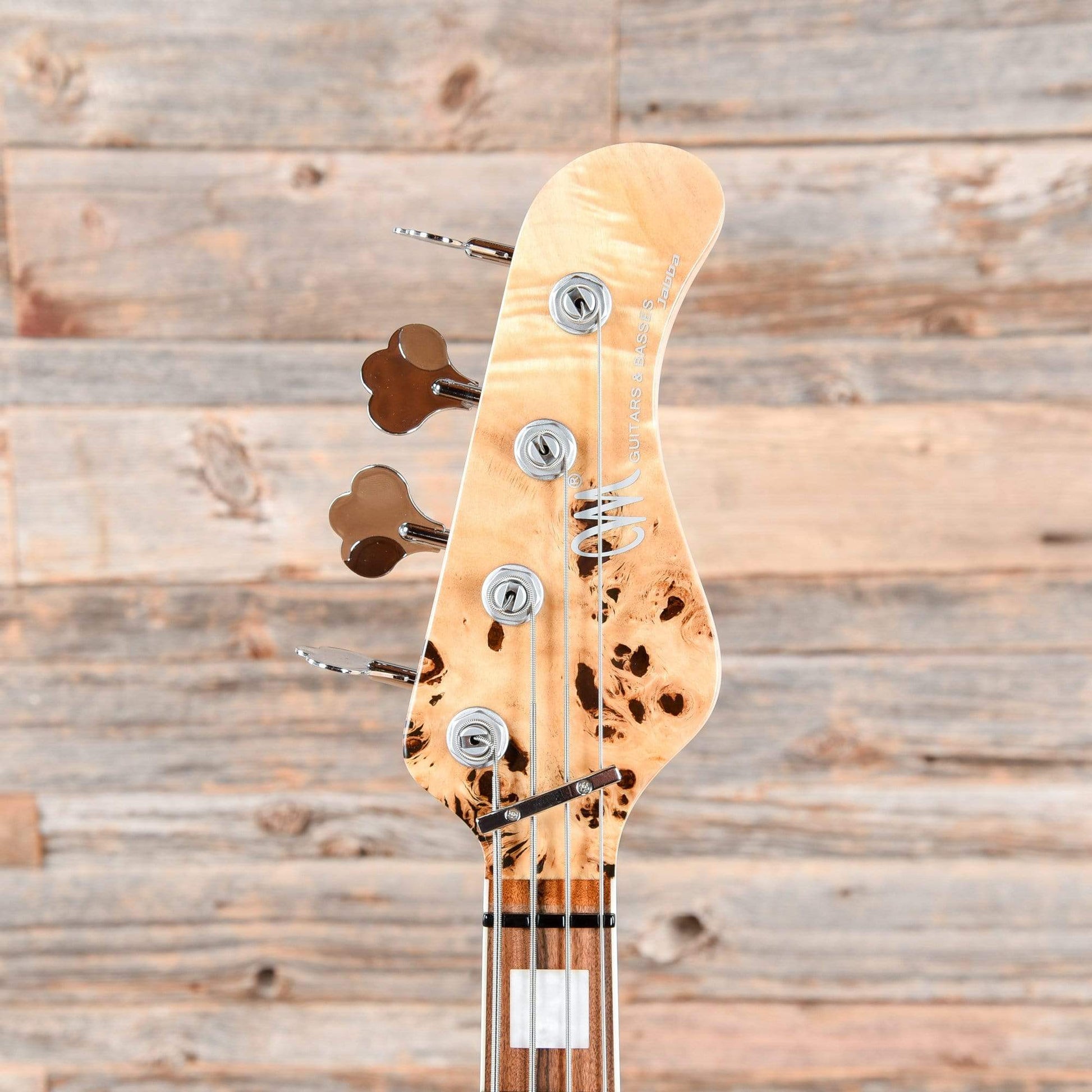 Mayones Jabba Custom 4-String Eye Poplar Natural Gloss 2019 Bass Guitars / 4-String