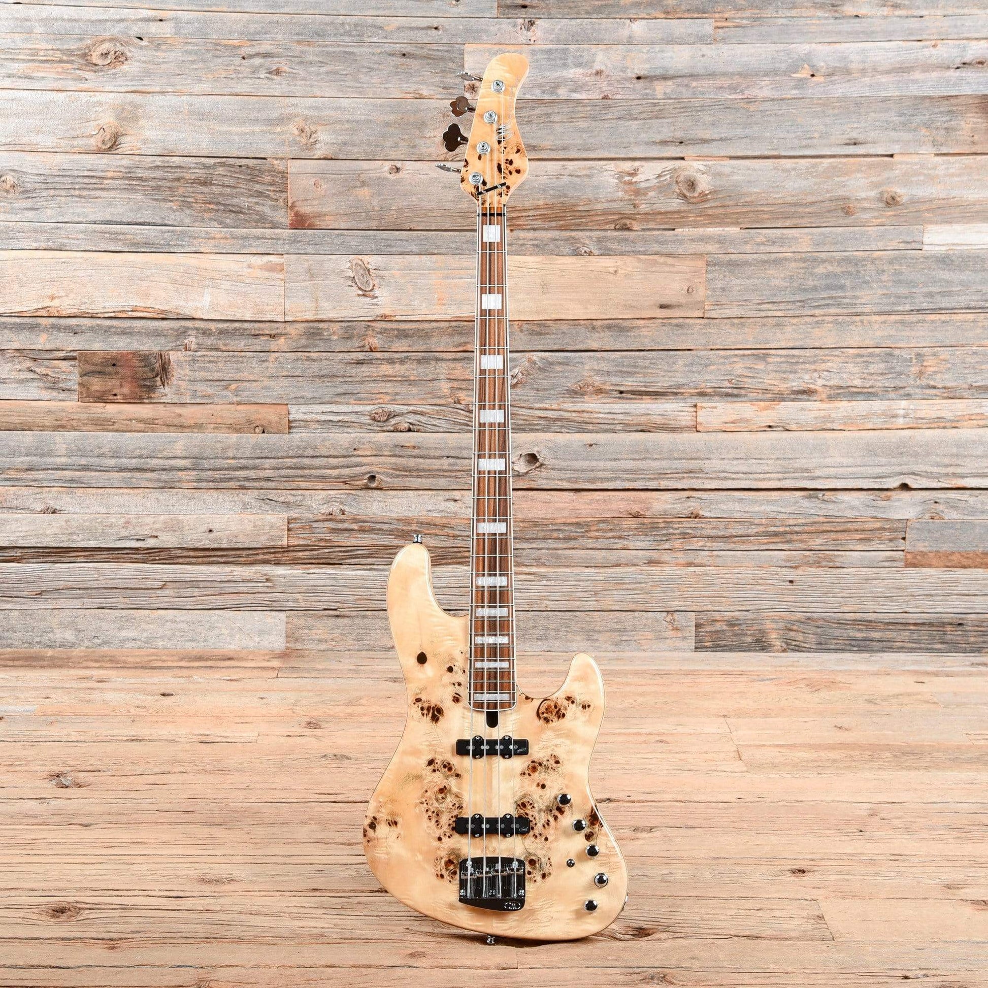 Mayones Jabba Custom 4-String Eye Poplar Natural Gloss 2019 Bass Guitars / 4-String
