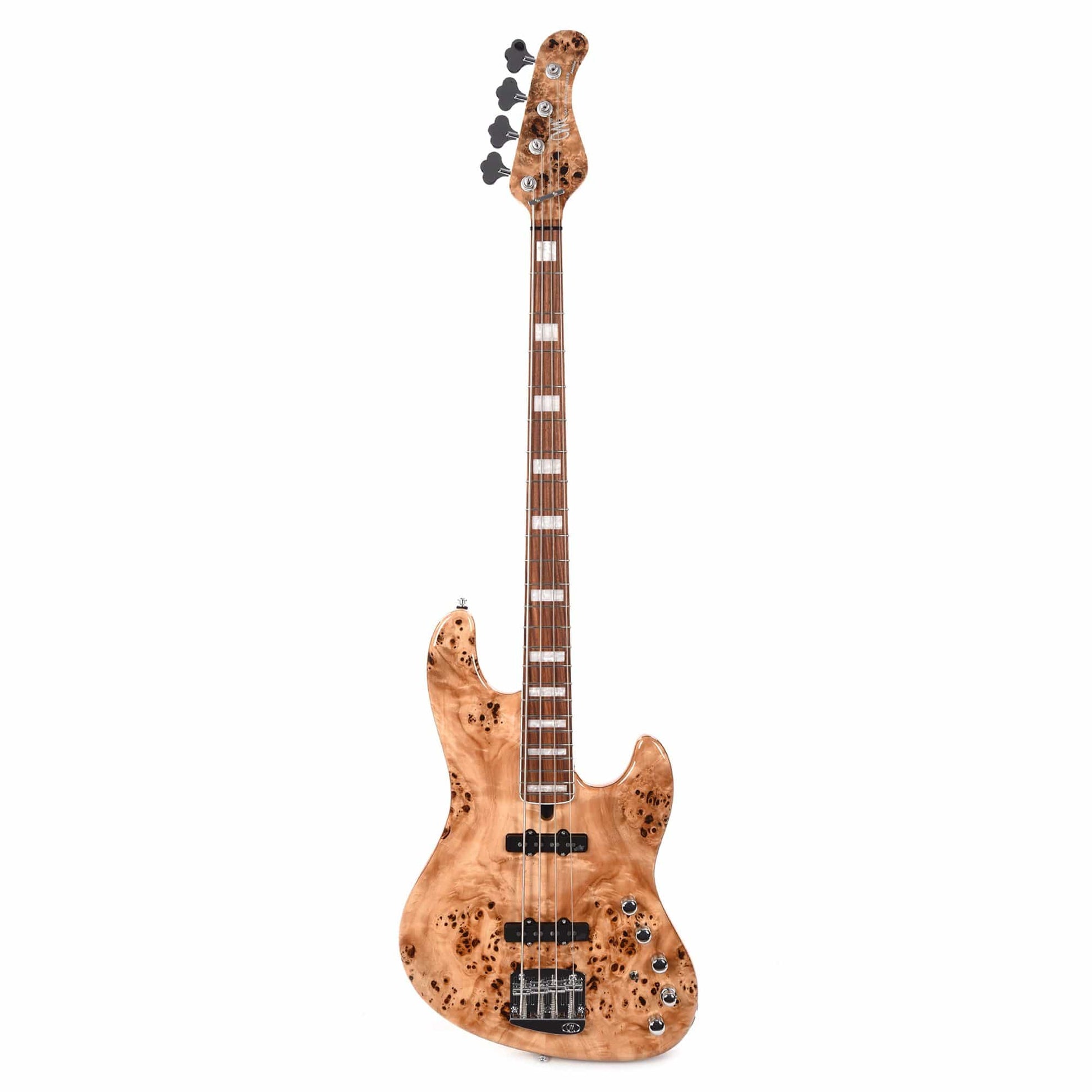 Mayones Jabba Custom 4-String Eye Poplar Natural Gloss Bass Guitars / 4-String
