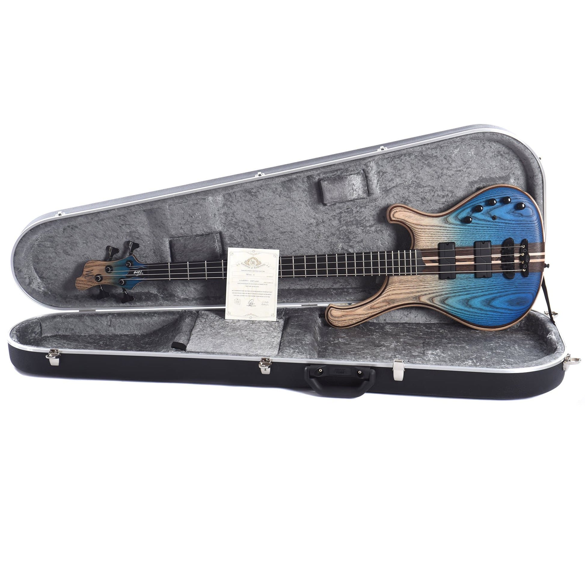 Mayones Viking 4 Blue Horizon w/Fishman Fluence Bass Guitars / 4-String