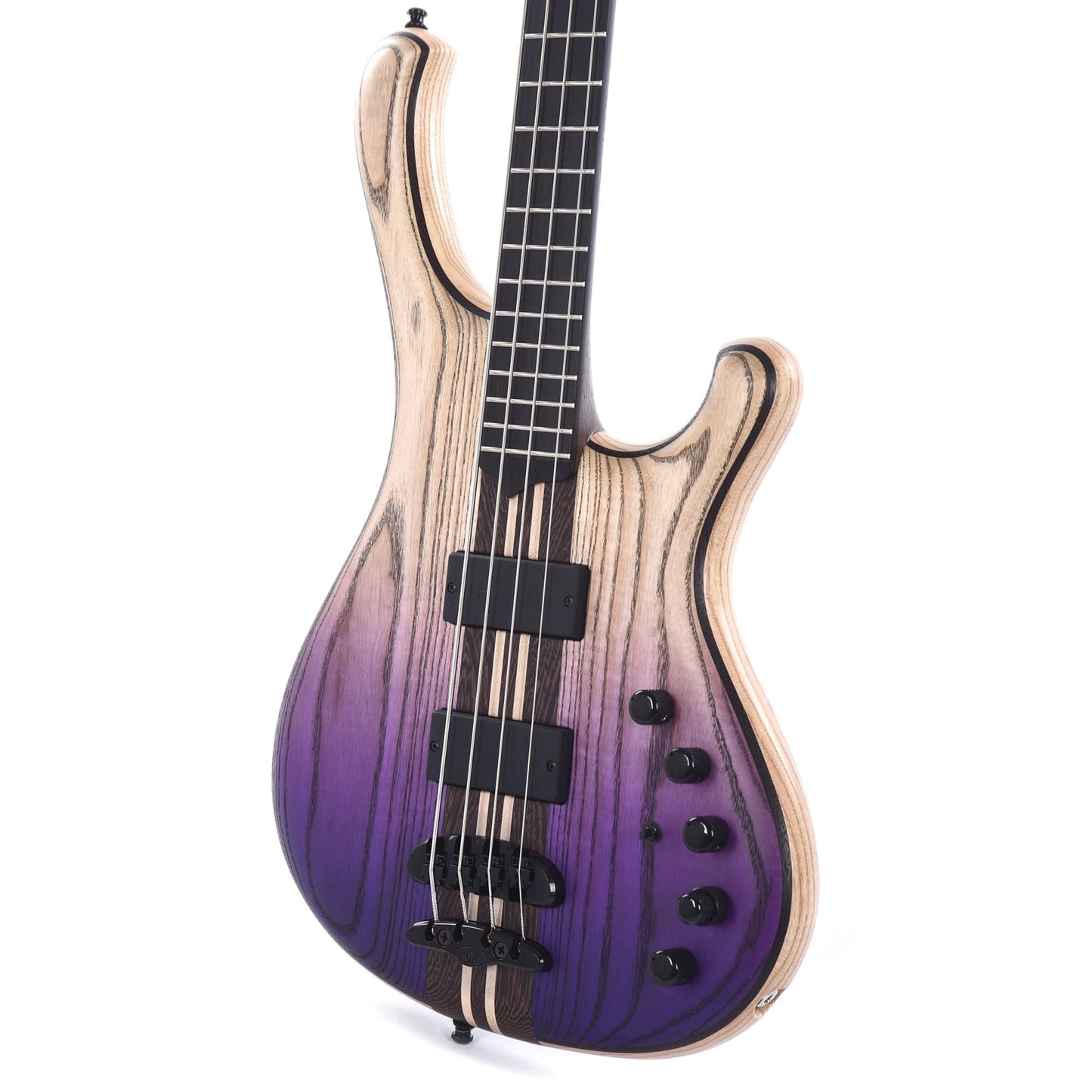 Mayones Viking 4-String Jeans Black Purple Horizon Bass Guitars / 4-String