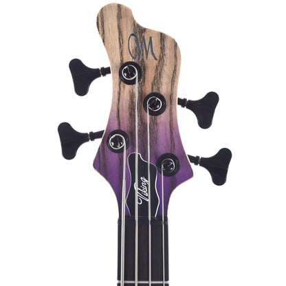 Mayones Viking 4-String Jeans Black Purple Horizon Bass Guitars / 4-String