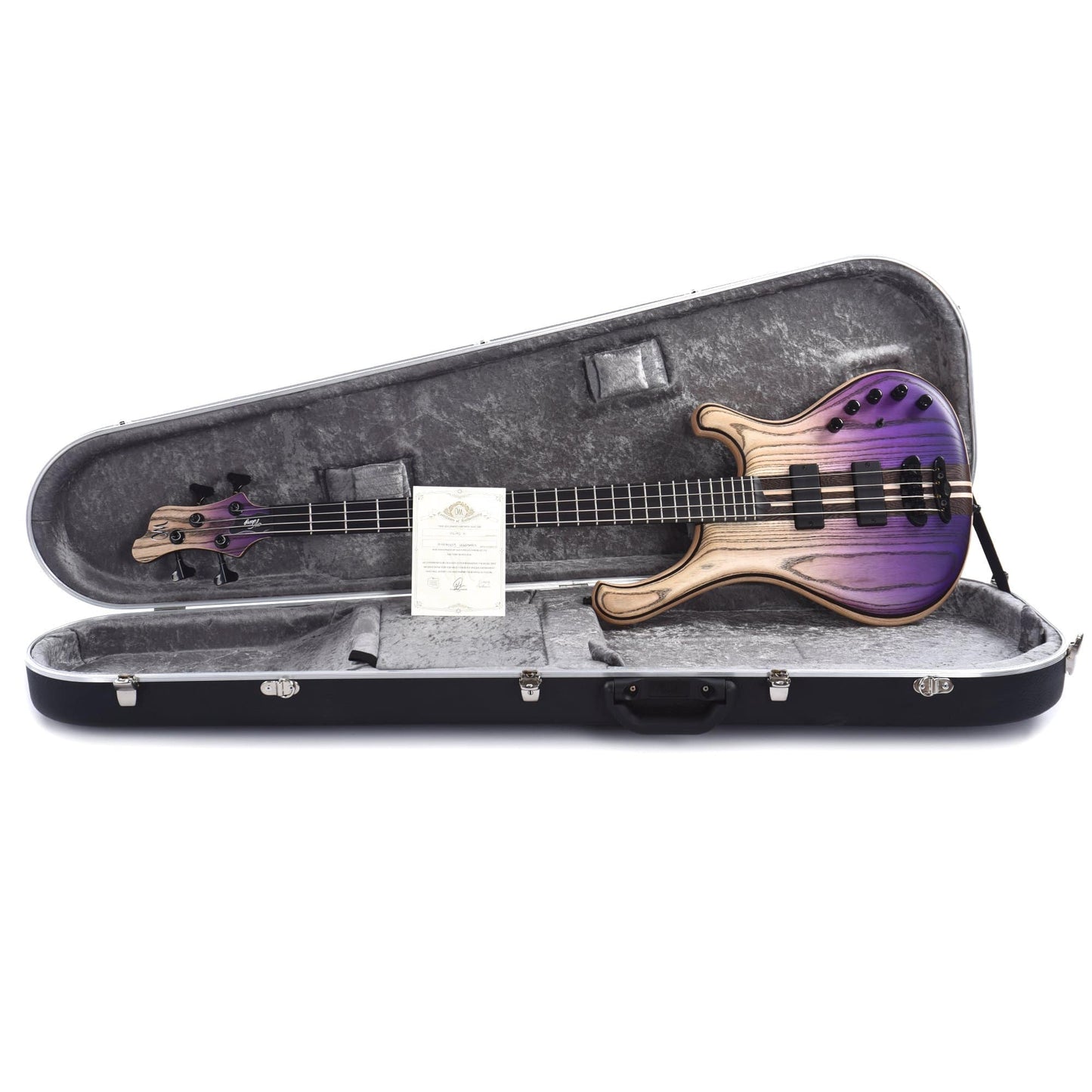 Mayones Viking 4-String Jeans Black Purple Horizon Bass Guitars / 4-String