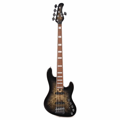 Mayones Jabba Custom BB 5-String Buckeye Burl Natural Black Burst Gloss Bass Guitars / 5-String or More