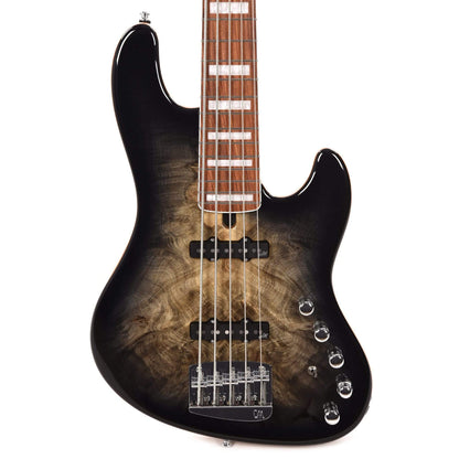 Mayones Jabba Custom BB 5-String Buckeye Burl Natural Black Burst Gloss Bass Guitars / 5-String or More