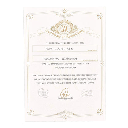 Mayones Jabba Custom BB 5-String Buckeye Burl Natural Gloss Bass Guitars / 5-String or More