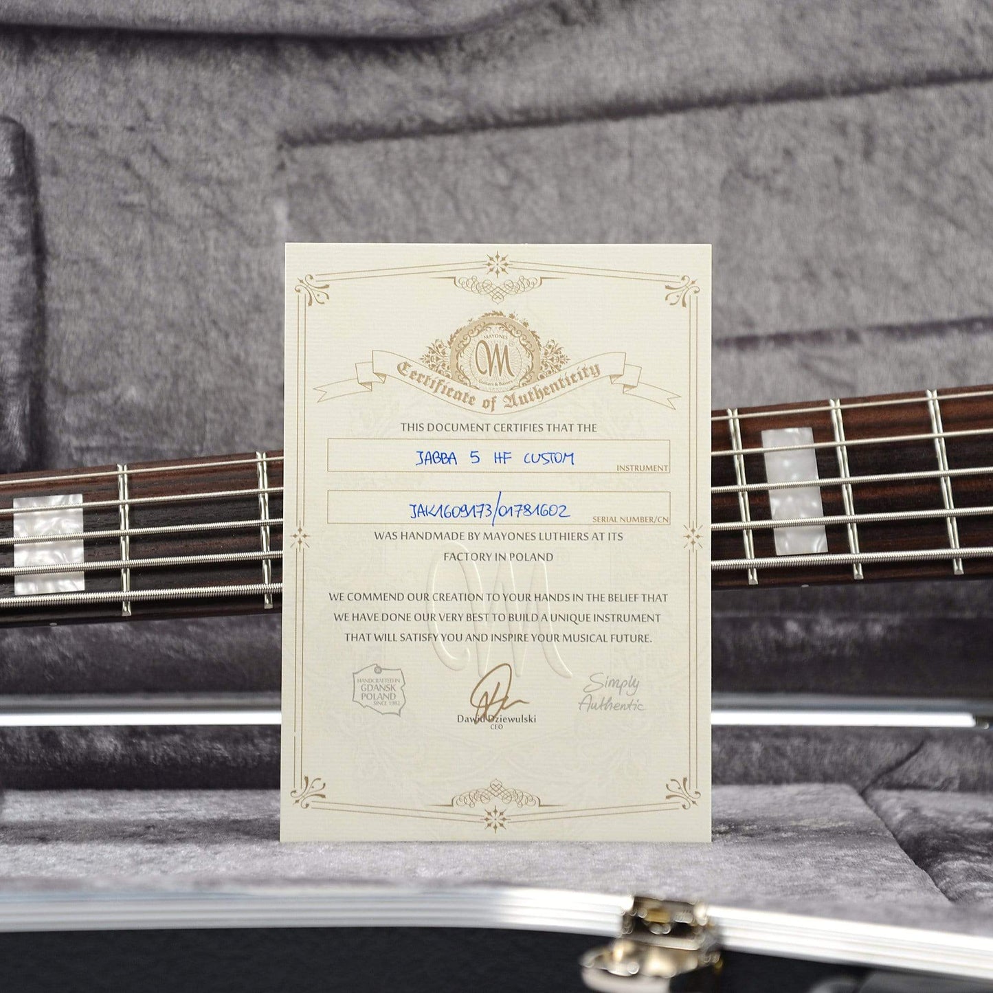 Mayones Jabba Hadrien Feraud Signature 5-String Spruce Top Bass Guitars / 5-String or More