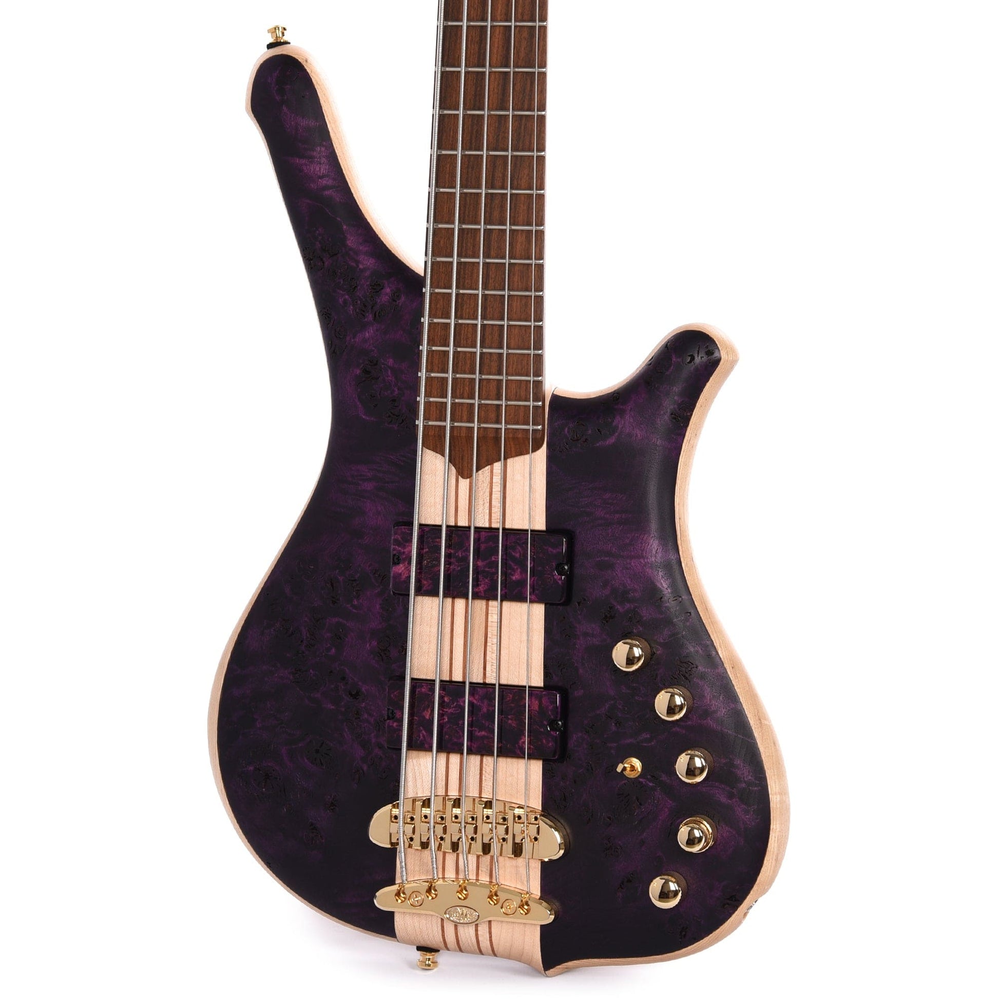 Mayones MB Comodous 5 MDi Trans Dirty Purple Satin Bass Guitars / 5-String or More